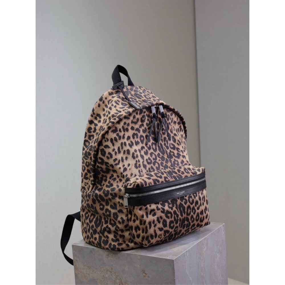 Ysl backpack leopard print 38x30x17cm Bags