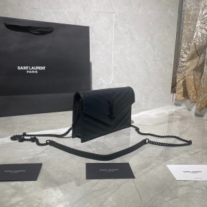 Ysl Envelope leather shoulder bag 19x11.5x4cm Bags