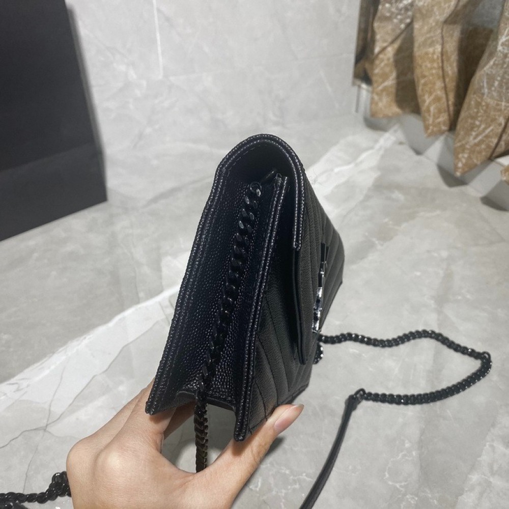 Ysl Envelope leather shoulder bag 19x11.5x4cm Bags