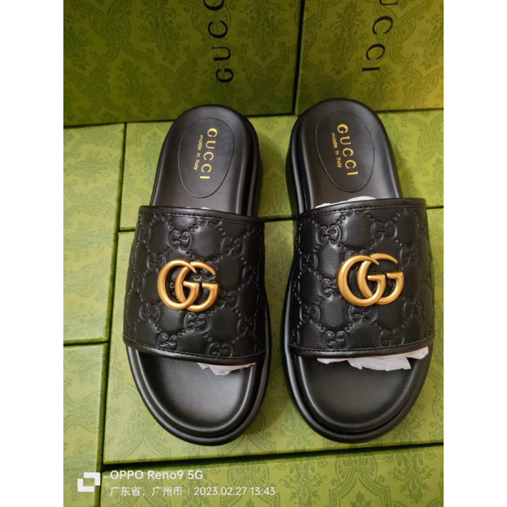 Gucci slippers high leather 36-44 Shoes