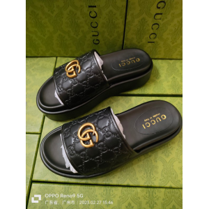 Gucci slippers high leather 36-44 Shoes