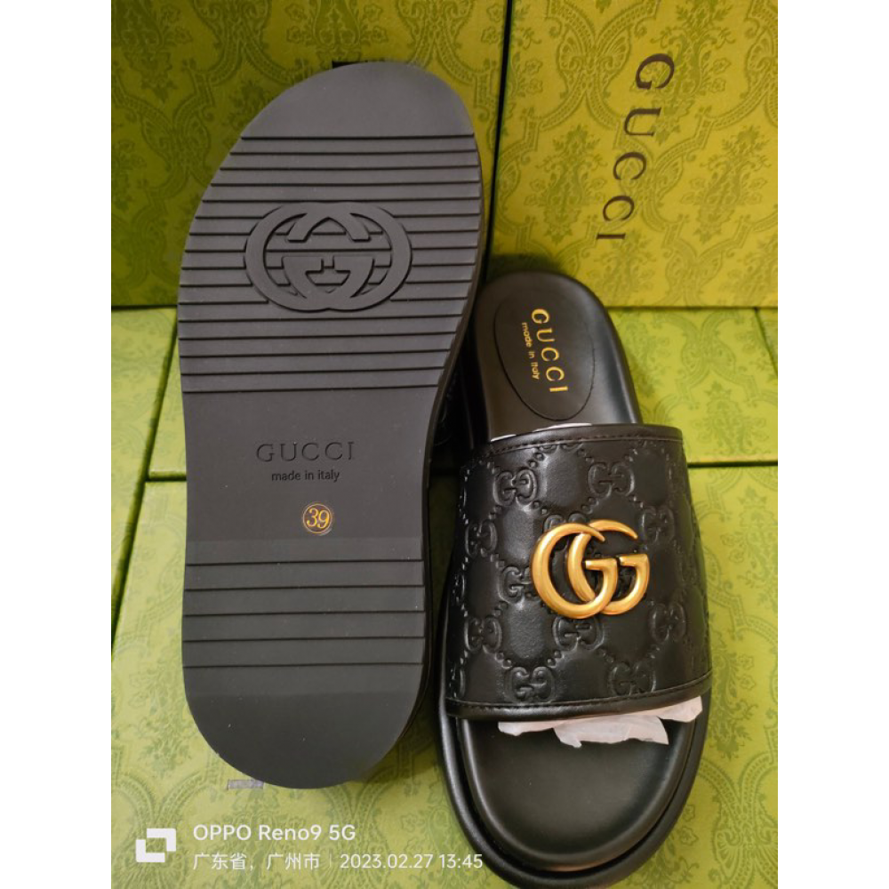 Gucci slippers high leather 36-44 Shoes