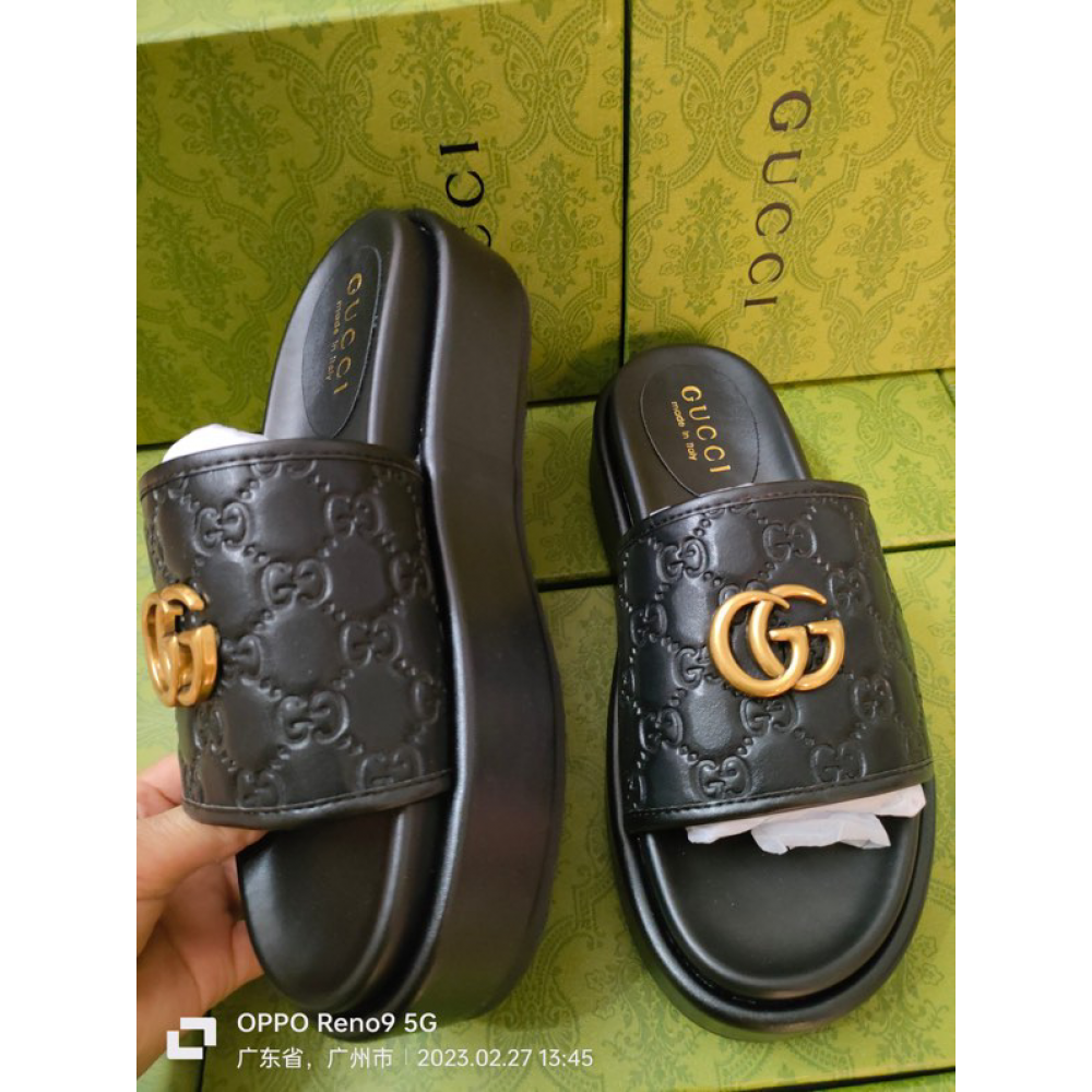 Gucci slippers high leather 36-44 Shoes