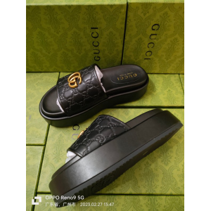 Gucci slippers high leather 36-44 Shoes