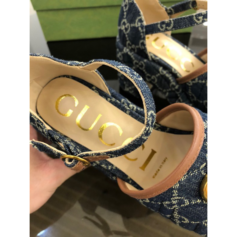 Gucci platforms mules 6.5 Shoes