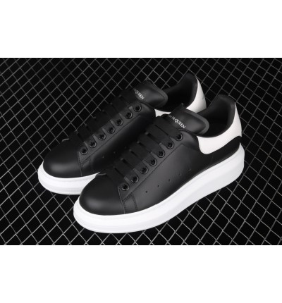 Alexander mcqueen black white silver letters 36-46