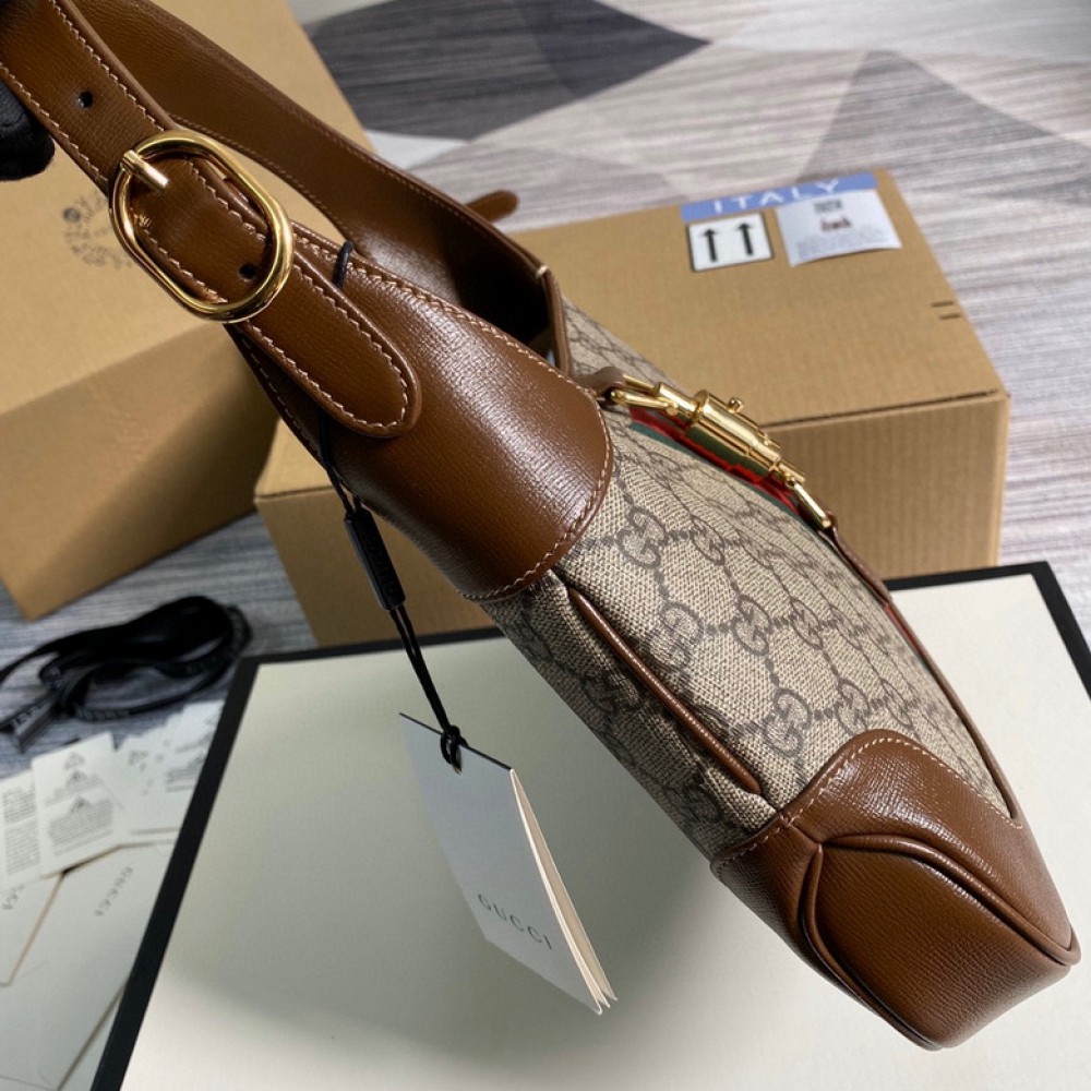 Gucci jackie 28x19cm BROWN Bags