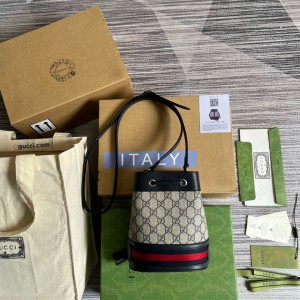 gucci ophdia bucket 15x18cm blue dark 