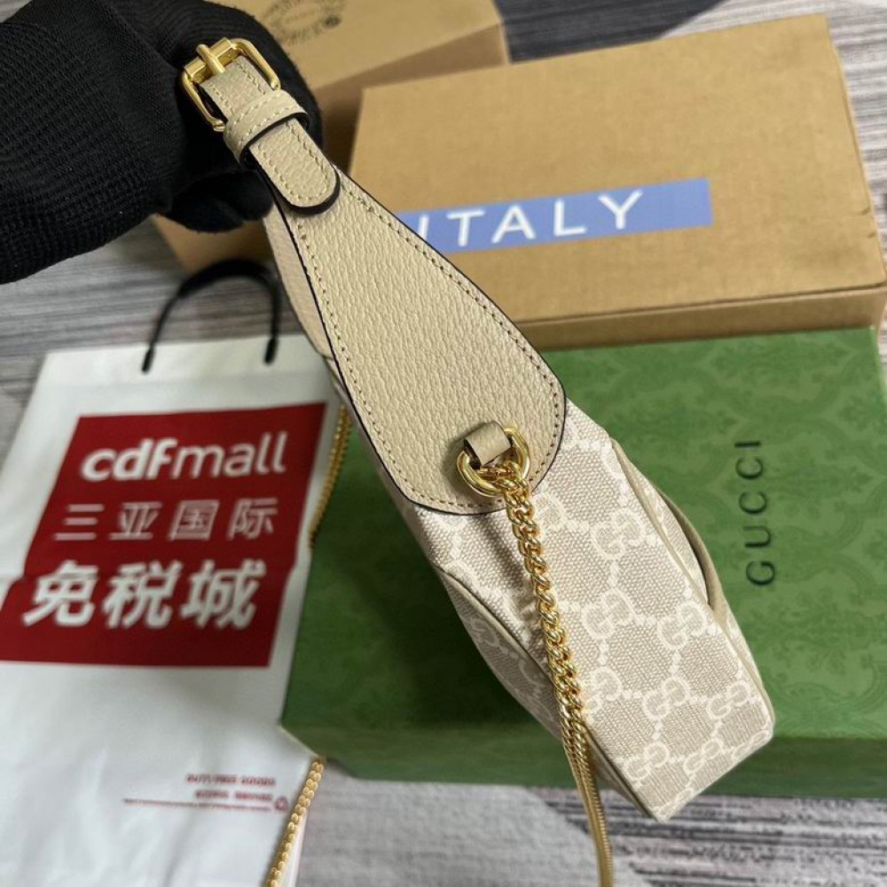 GUCCI HALF-MOON-SHAPED MINI BAG WITH INTERLOCKING G 22x12,5 cm Shoes