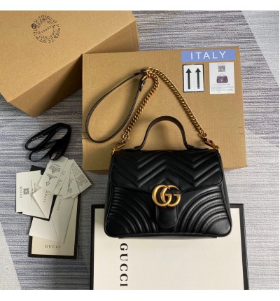 gucci marmont 27x19 cm handle