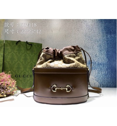 gucci horsebit bucket 22.5x25cm 