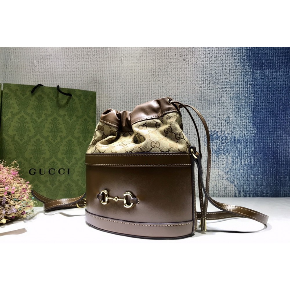 gucci horsebit bucket 22.5x25cm 