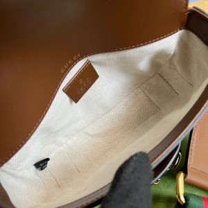 gucci horsebit 20.5x14.5 cm CANVAS LEATHER Bags