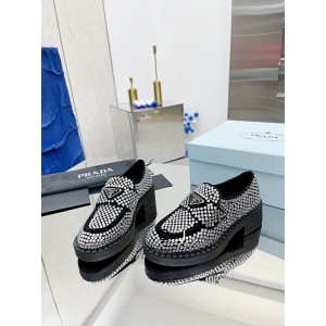 prada loafers crystals Shoes