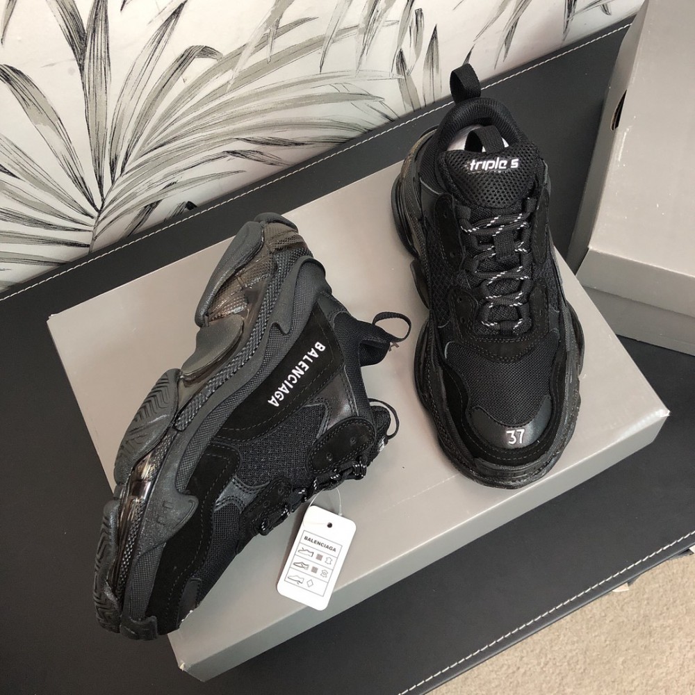 Balenciaga sneakers triple s clear sole 36-46 black-white Shoes