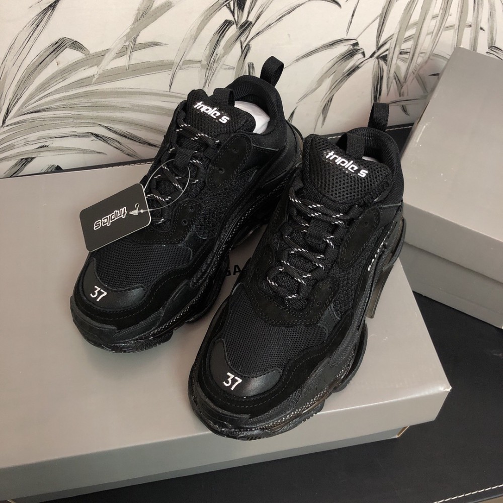 Balenciaga sneakers triple s clear sole 36-46 black-white Shoes