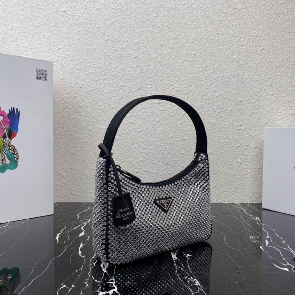 prada re edition 2000 crystals Bags