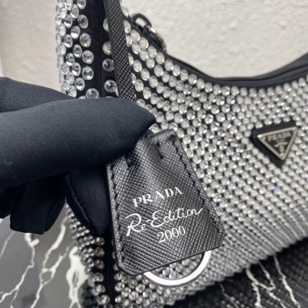 prada re edition 2000 crystals Bags