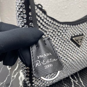 prada re edition 2000 crystals Bags