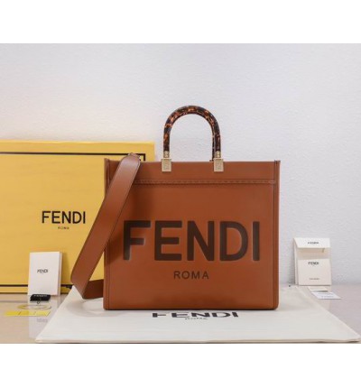 Fendi tote 40x35cm leather full 4 colour