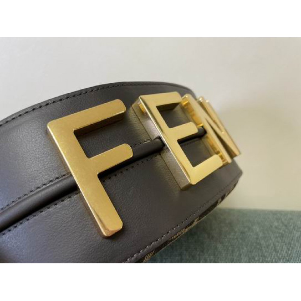 fendi graphy 29x24x10cm canvas leather Bags