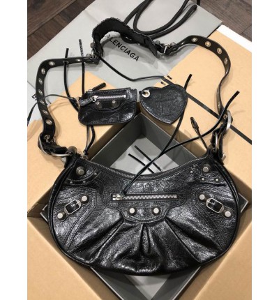 BALENCIAGA LE CAGOLE 33X16CM BLACK