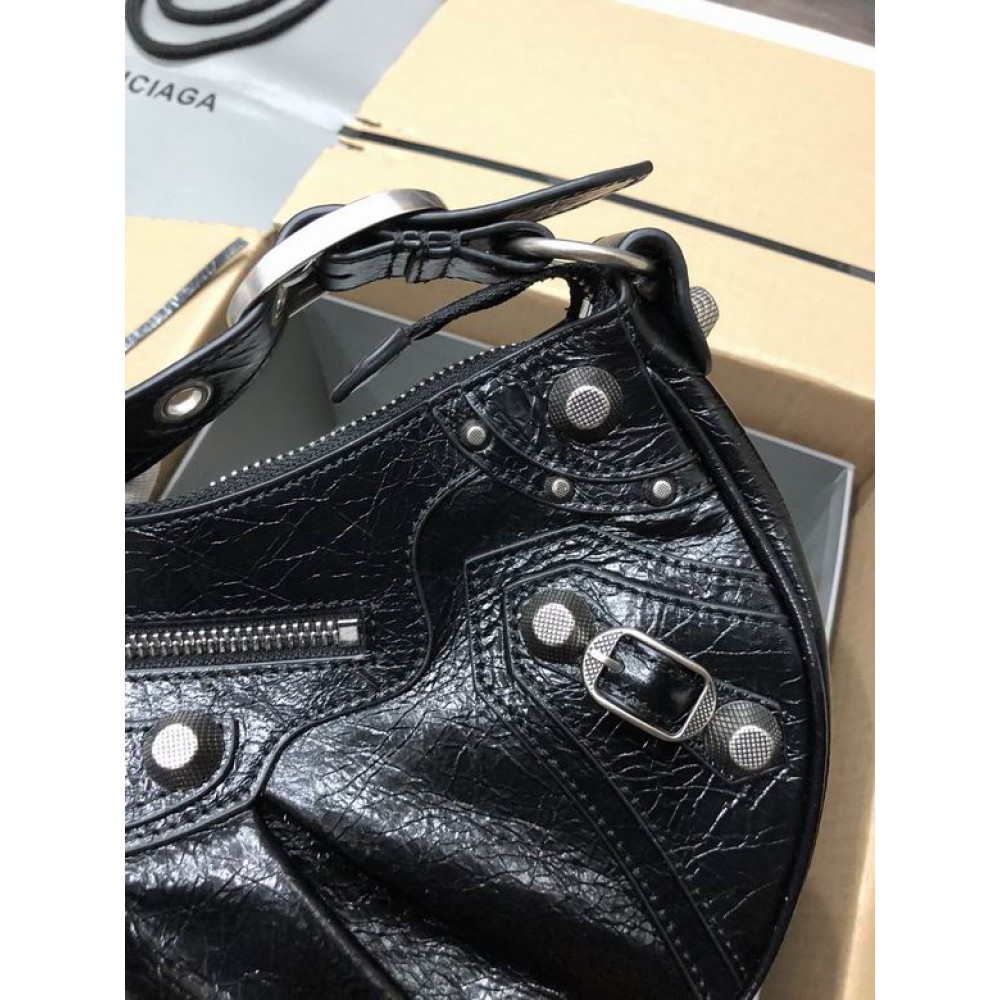 BALENCIAGA LE CAGOLE 33X16CM BLACK Bags