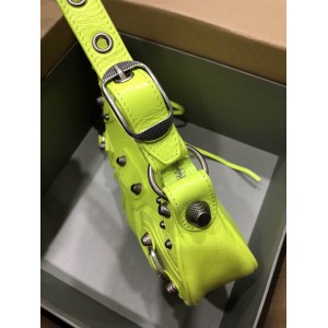 BALENCIAGA LE CAGOLE 26X16CM LIME Bags