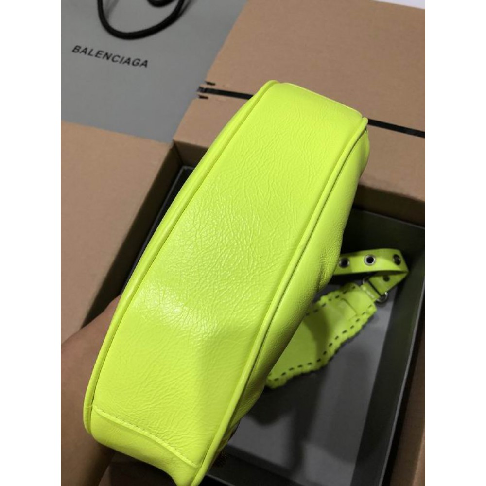 BALENCIAGA LE CAGOLE 26X16CM LIME Bags
