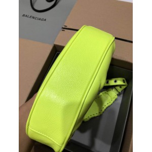 BALENCIAGA LE CAGOLE 26X16CM LIME Bags