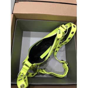 BALENCIAGA LE CAGOLE 26X16CM LIME Bags