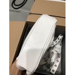 BALENCIAGA LE CAGOLE 26X16CM WHITE Bags
