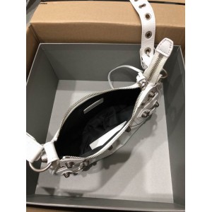 BALENCIAGA LE CAGOLE 26X16CM WHITE Bags