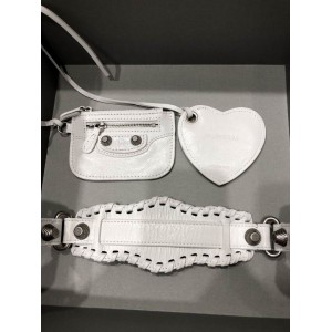BALENCIAGA LE CAGOLE 26X16CM WHITE Bags