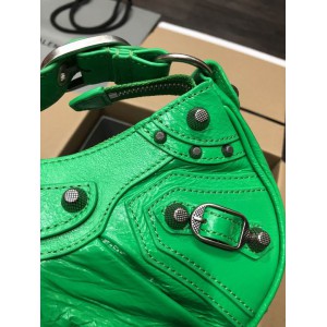 BALENCIAGA LE CAGOLE 26X16CM GREEN Bags