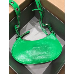 BALENCIAGA LE CAGOLE 26X16CM GREEN Bags