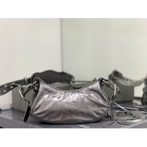 BALENCIAGA LE CAGOLE 26X16CM SILVER Bags
