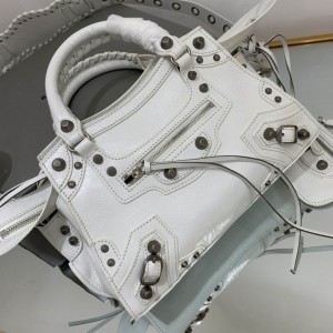 BALENCIAGA NEO CAGOLE 25.9X17.8X11.4cm WHITE Bags