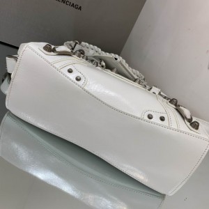 BALENCIAGA NEO CAGOLE 25.9X17.8X11.4cm WHITE Bags