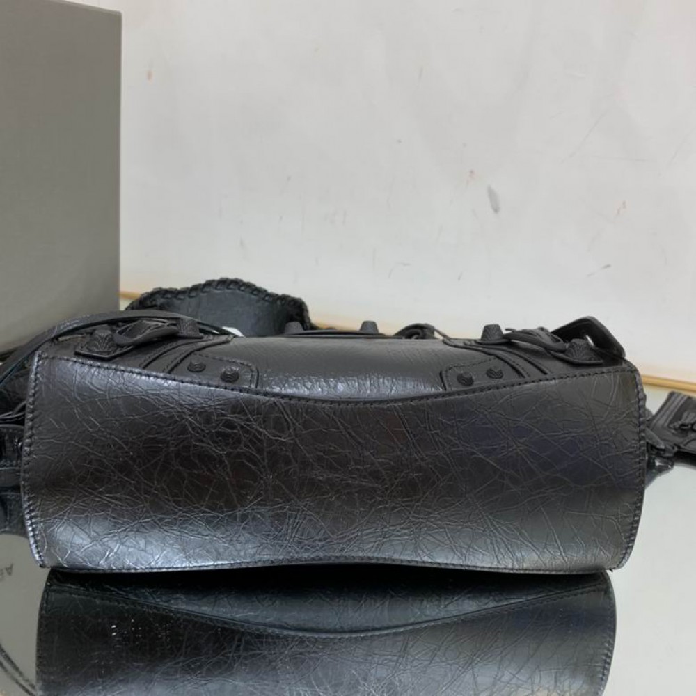 BALENCIAGA NEO CAGOLE 25.9X17.8X11.4cm BLACK TOTAL Bags