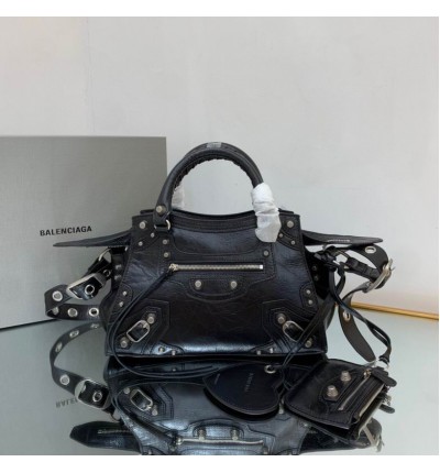 BALENCIAGA NEO CAGOLE 25.9X17.8X11.4m BLACK