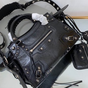 BALENCIAGA NEO CAGOLE 25.9X17.8X11.4m BLACK Bags