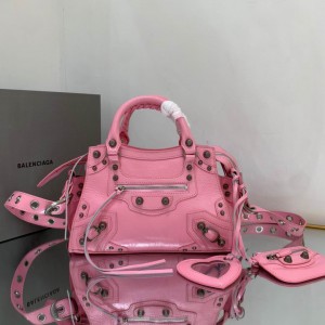 BALENCIAGA NEO CAGOLE 25.9X17.8X11.4cm PINK Bags