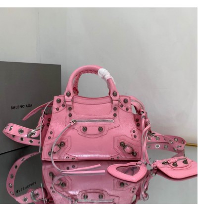 BALENCIAGA NEO CAGOLE 25.9X17.8X11.4cm PINK