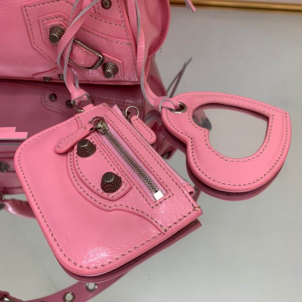 BALENCIAGA NEO CAGOLE 25.9X17.8X11.4cm PINK Bags