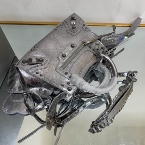 BALENCIAGA NEO CAGOLE 25.9X17.8X11.4cm SILVER Bags