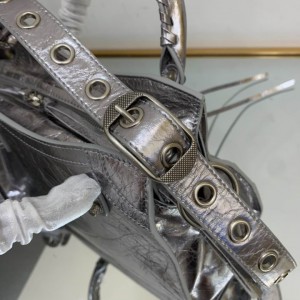 BALENCIAGA NEO CAGOLE 25.9X17.8X11.4cm SILVER Bags