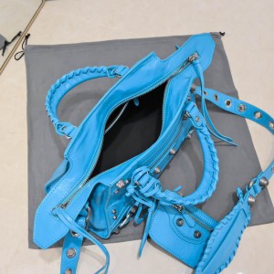 BALENCIAGA NEO CAGOLE 25.9X17.8X11.4cm BLUE Bags