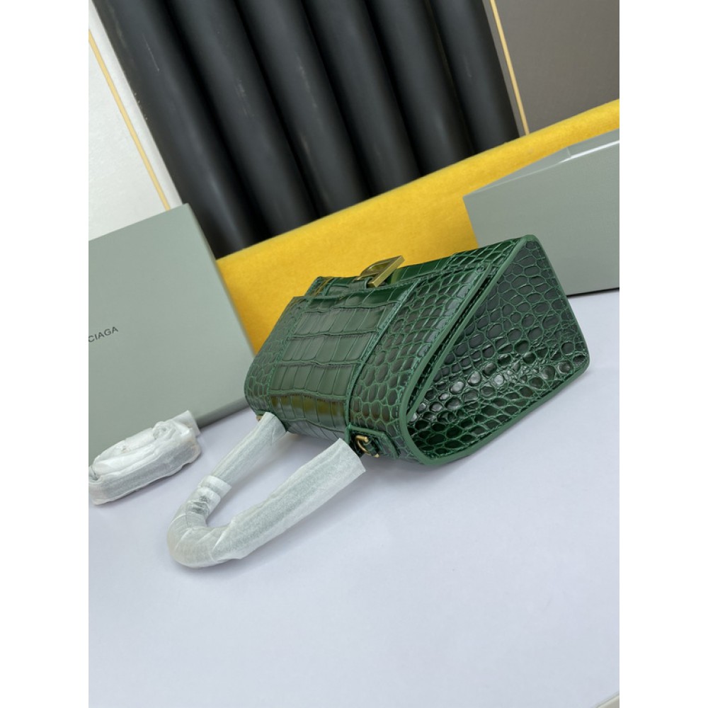 BALENCIAGA HOURGLASS 23CM CROC EFFECT 4 COLOURS Bags
