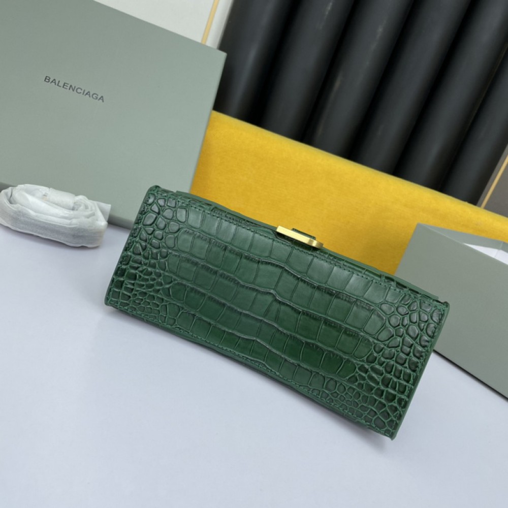 BALENCIAGA HOURGLASS 23CM CROC EFFECT 4 COLOURS Bags